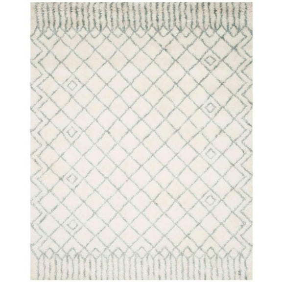 Safavieh CASABLANCA, IVORY / BLUE, 8' X 10', Area Rug, CSB894D-8