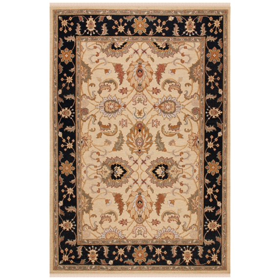 New Rug Collections SUM419A-9-Color:Light Gold/Black,Design:Contemporary,Shape:Medium Rectangle,Size:9'L x 6'W