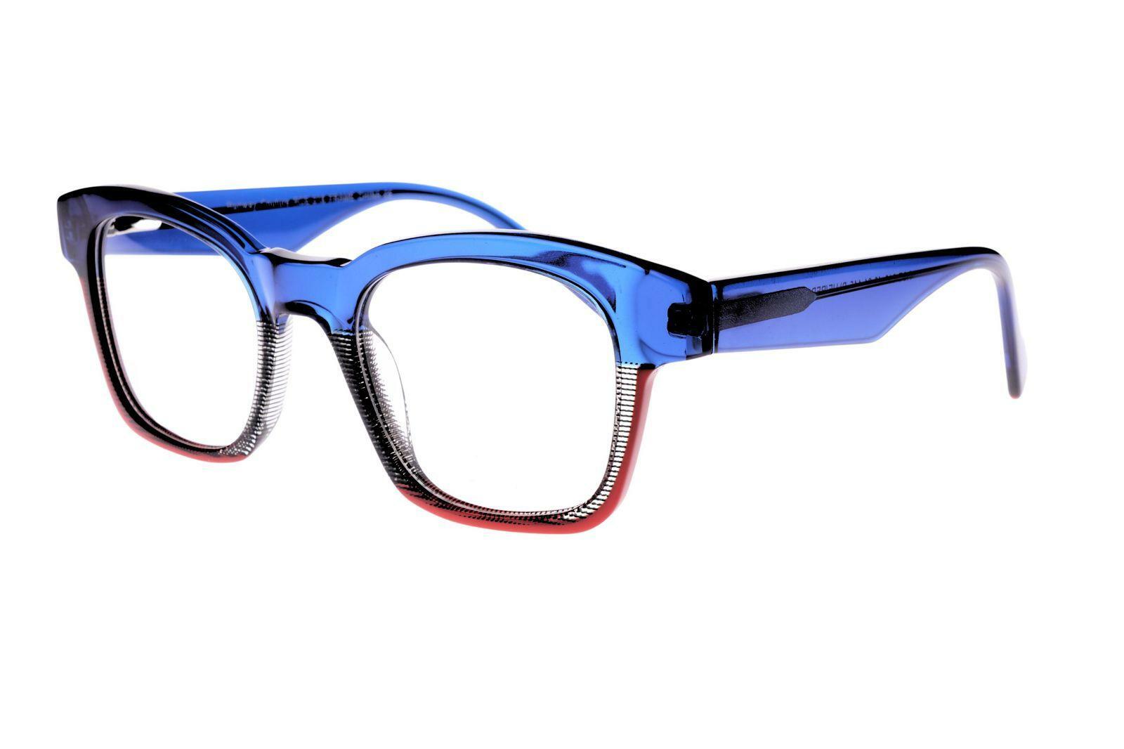 New Runway Couture RCE-318 Blue & Red Eyeglasses 49/21/145  display picture 1