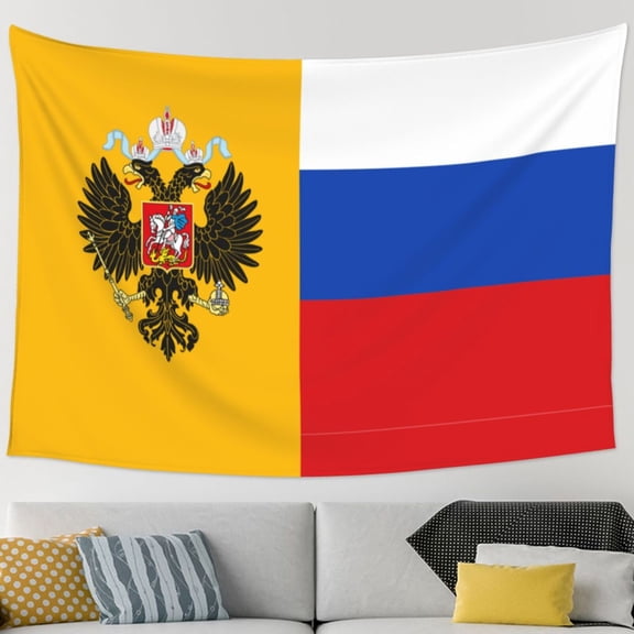 New Russian Flag Tapestry Home Decor Tapestry Living Room Bedroom Decoration Tapestry (90''L*60''W)