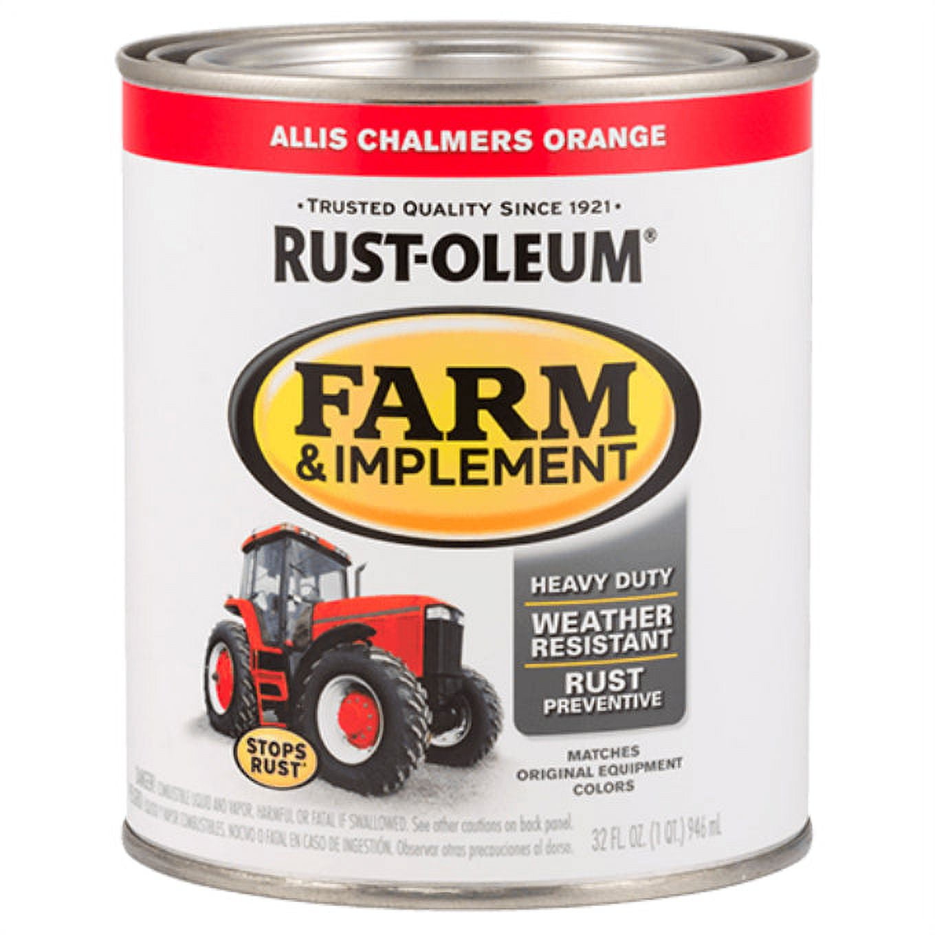 New RustOleum 280156 Specialty Farm & Implement Paint, Allis Chalmers