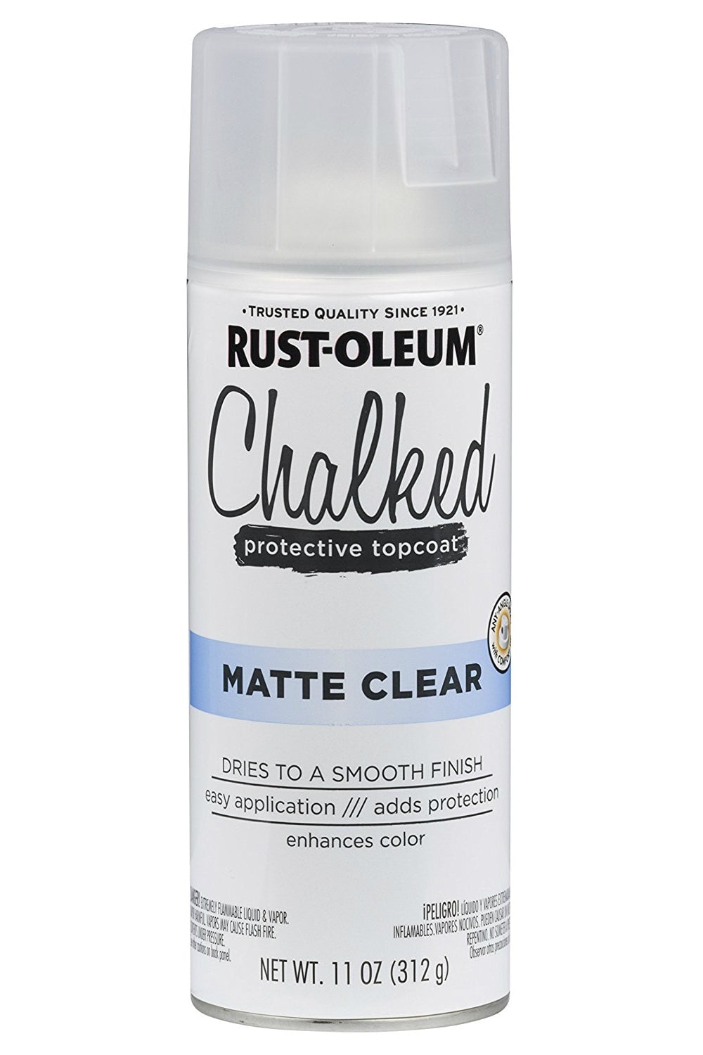 Rust-Oleum 400ml Chalky Finish Furniture Spray Paint - Chalk White :  : DIY & Tools