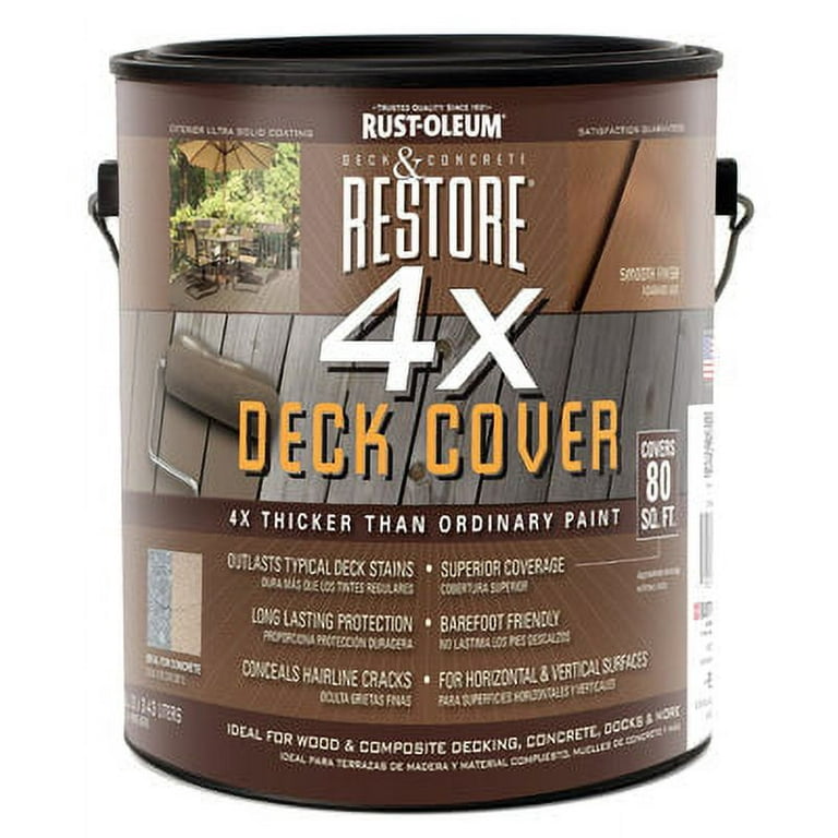 RustOleum Tintable Restoration Textured Solid Exterior, 50 OFF