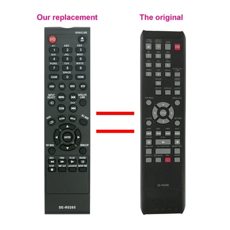 New SE-R0265 Remote control for Toshiba DVDR Dkr40 Dkr40ku Dr410 Dr430