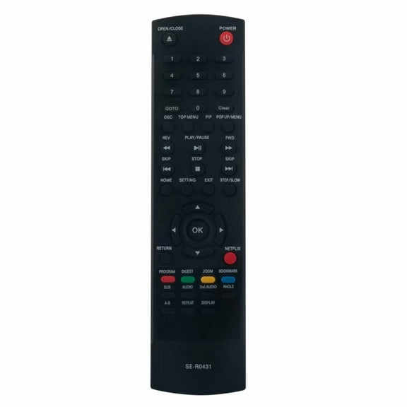 New SE-R0431 Remote Control for TOSHIBA Blu-Ray Player BDX3400KU BDX5400 BDX5400KU BDX5400U BDX6400