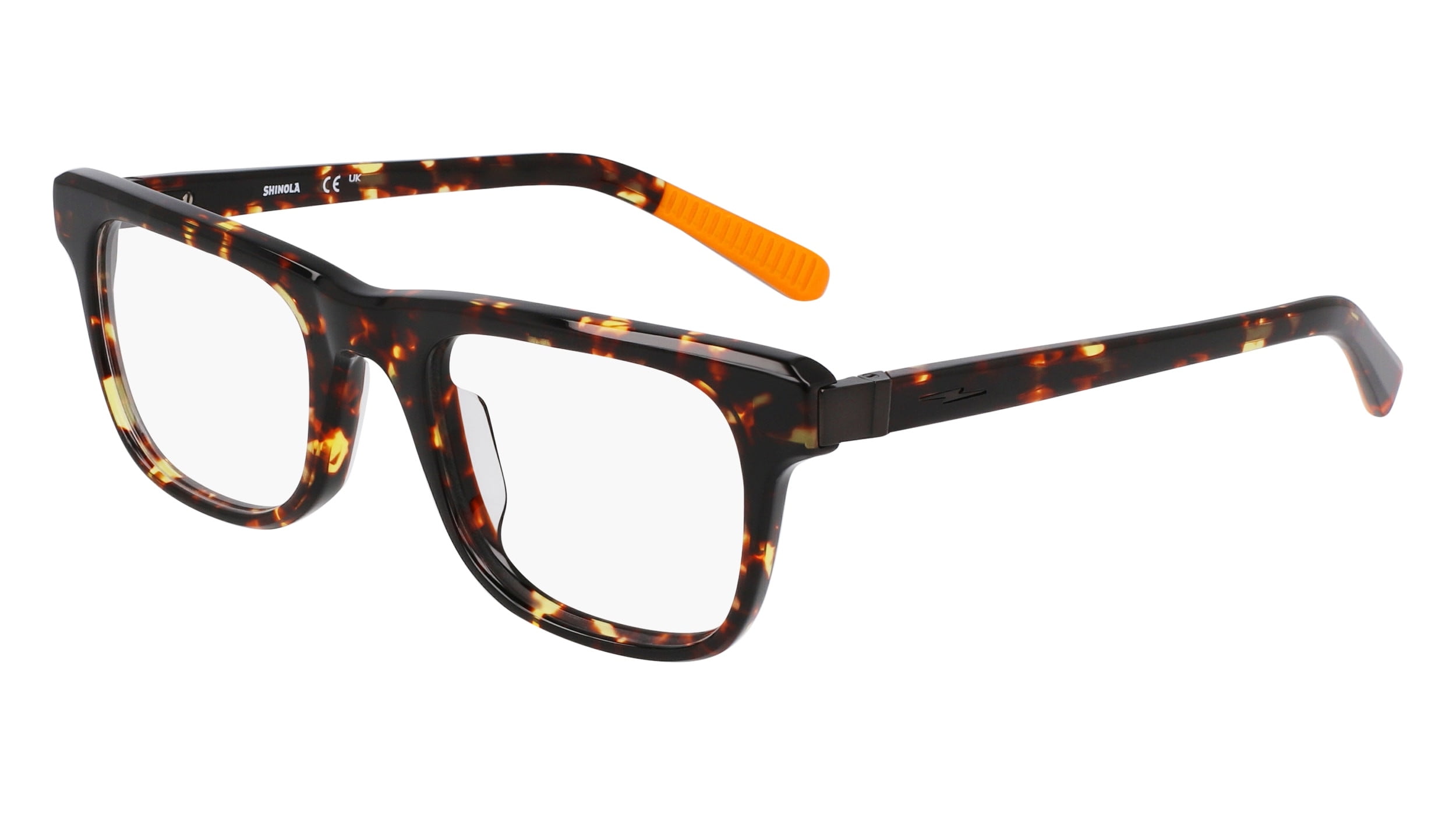 Shinola Modified Rectangle Eyeglasses SH15002 242 Amber  display picture 1