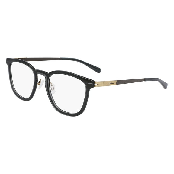 Shinola Flexon Keyhole Eyeglasses SH37001 012 Crystal Carbon 50mm