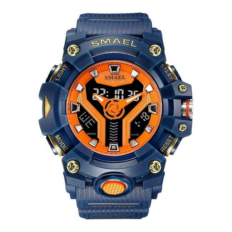 New SMAEL Sport Watch for Man Dual Time Watch for Men Shock