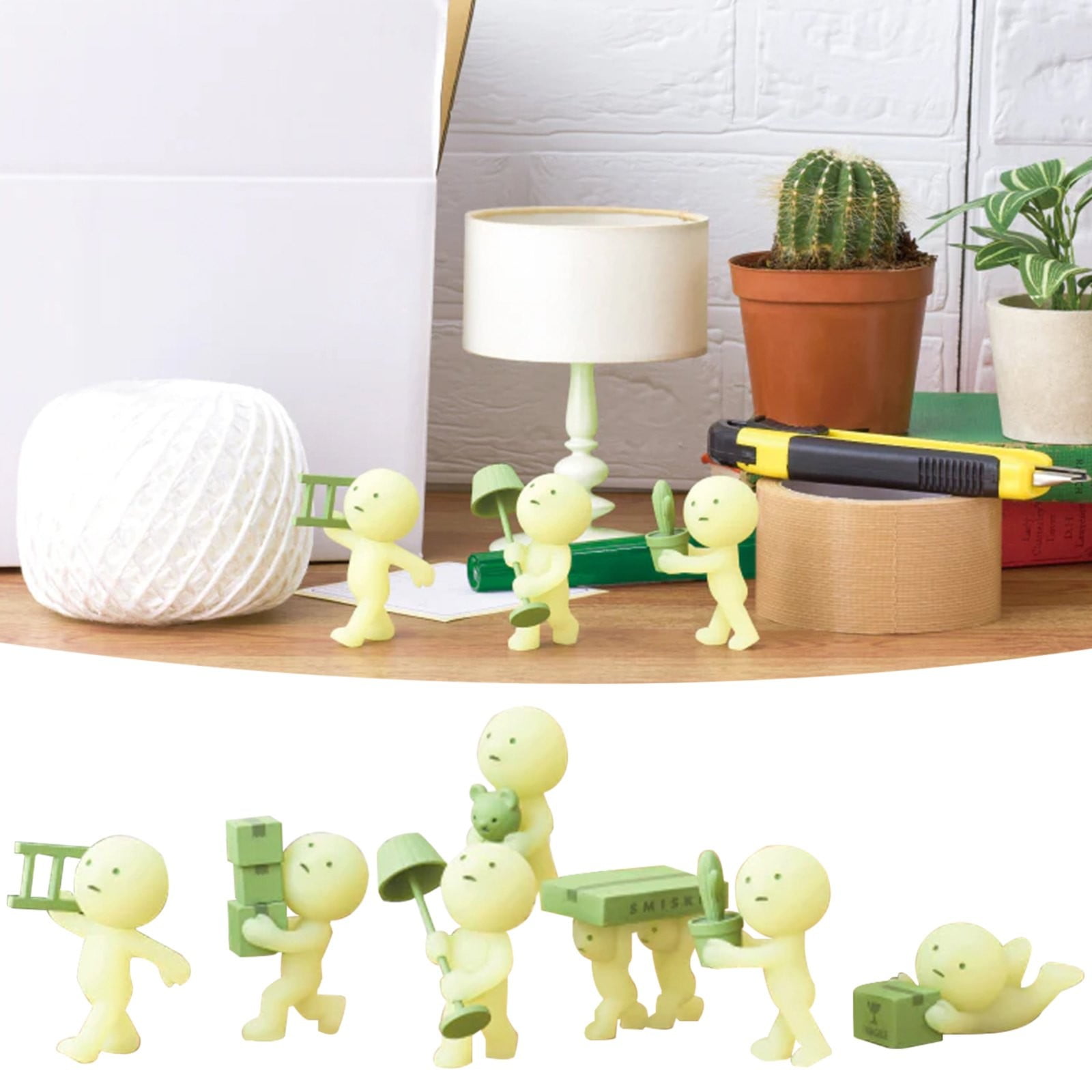 New SMISKI Moving Series Glow in the Dark Original Mini Figure/Limited Edition Set of 12 Blind