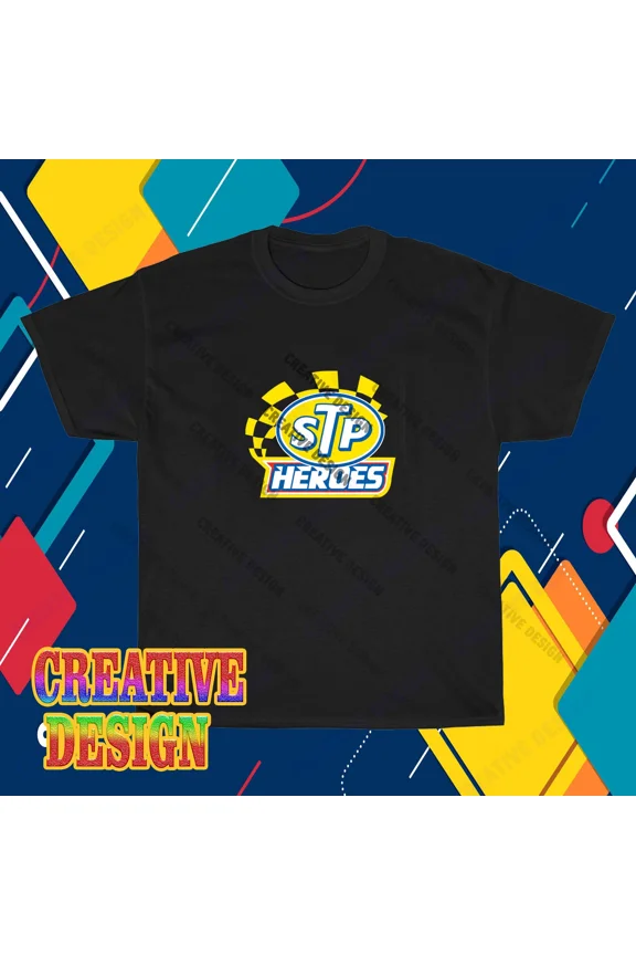 New STP Racing Team Logo T-Shirt Funny Size S to 5XL