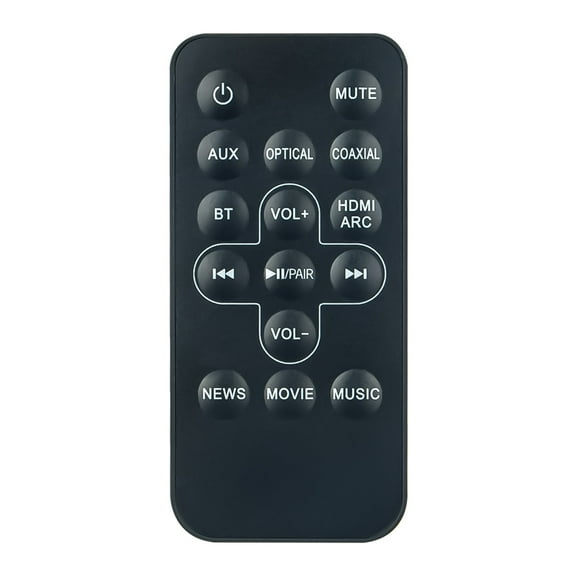 New STV119 Replace Remote Control fit for Toshiba TY-WSB600 TRM-WSB600 Bluetooth Soundbar TV