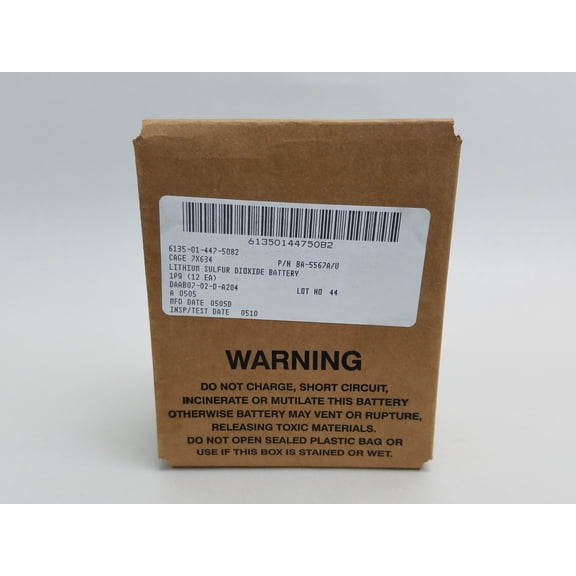 New Saft BA-5567A/U 12PK Battery for Night Vision and Military Applications