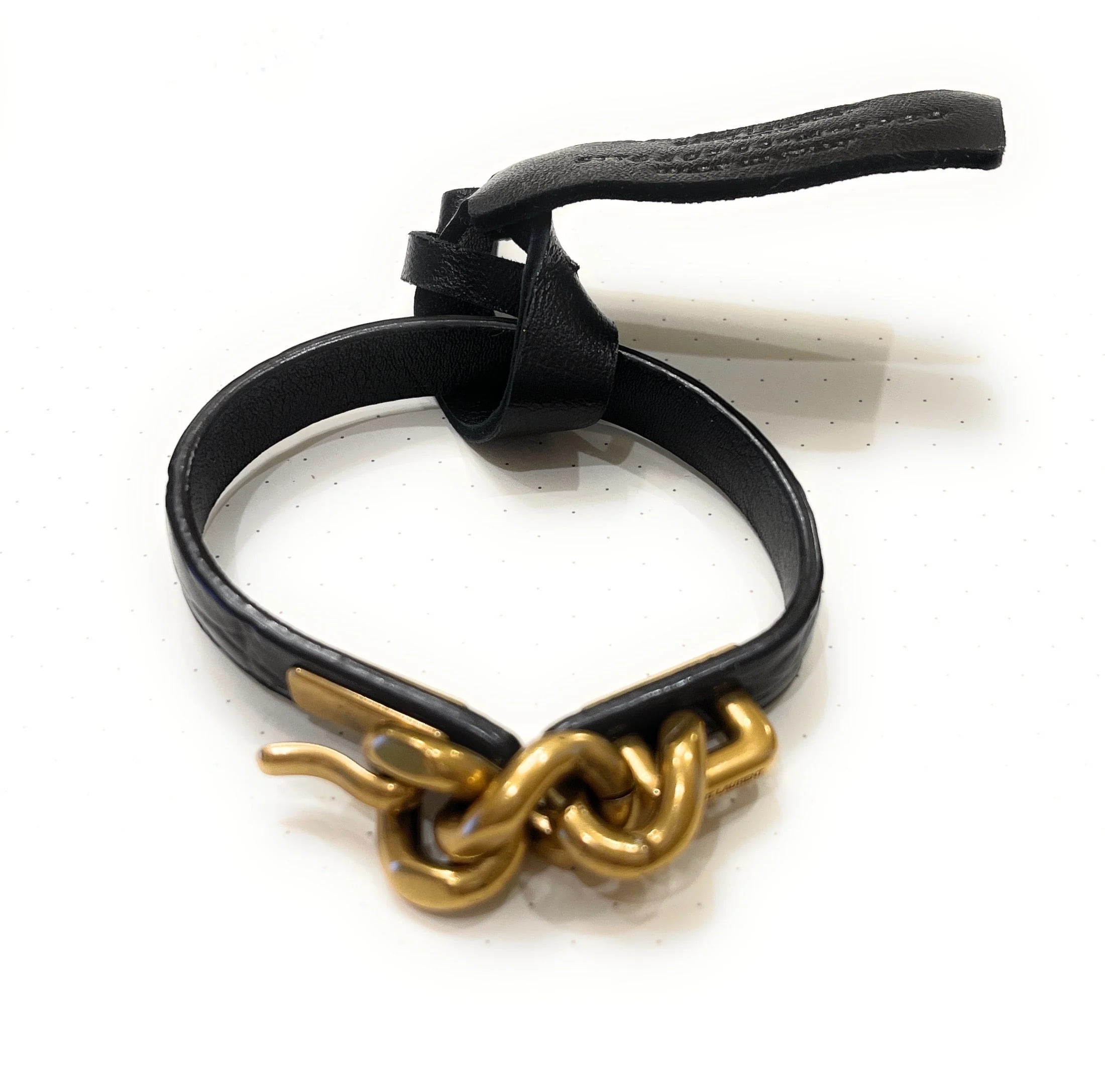 YSL logo chain bracelet in gold - Saint Laurent | Mytheresa