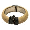 thumbnail image 1 of New Saint Laurent Ivory Silver Bangle Bracelet 603598, 1 of 4