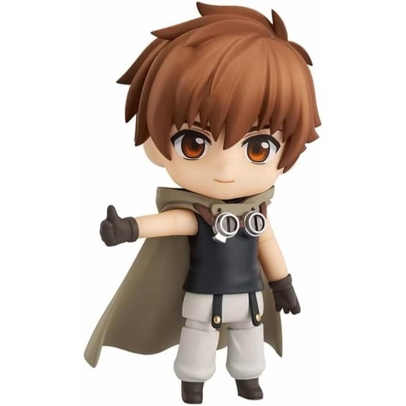 New Sakura Figure LI SYAORAN Figure Q Version Replacement Face Movable Anime Figures 10cm/3.9inch Handmade PVC Collection Decor Statue Desktop Model Gifts (Xiaoran)