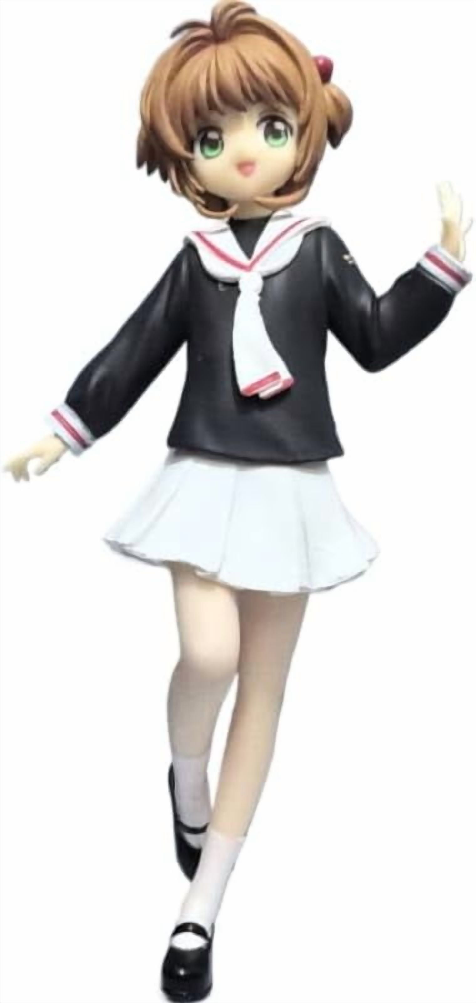 New Sakura Figure, Suit Standing Sakura Anime Figures 16cm/6.3inch Handmade PVC Character Action Model Figure Statue Decoration Ornament Gifts