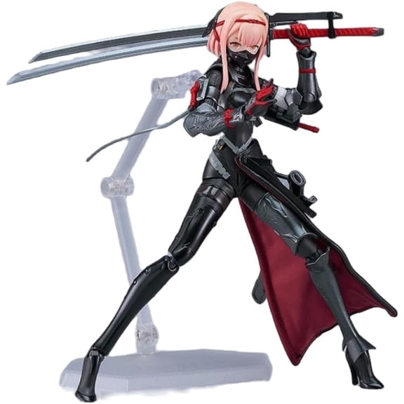 New Samurai Figure, Movable Fighting Samurai Action Figures 15cm/5.9inch PVC Handmade Cosplay Statues Collectible Souvenirs Gifts