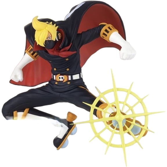 New Sanji Wano Country Fighting Pose Sanji Statue 17cm/6.7inch Anime Decoration (Sanji)