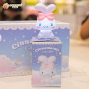 New Sanrio Blind Box Kawaii Cinnamoroll Figures Toy Light Night Home Decoration For Fans Children Christmas Gift LS