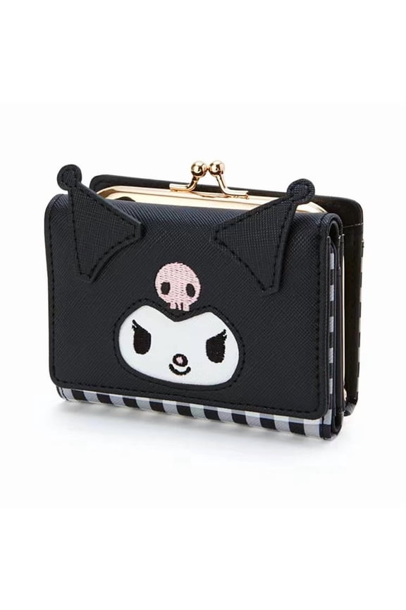 New Sanrio Hello Kitty Cute Wallet New Women'S Wallet Pink Girl Heart Jade Guigou Short Lock Wallet Card Bag