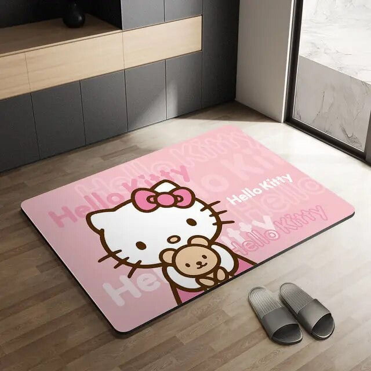 New Sanrio Kawaii Hello Kitty Bath Mat Anime Cute Cartoon Children