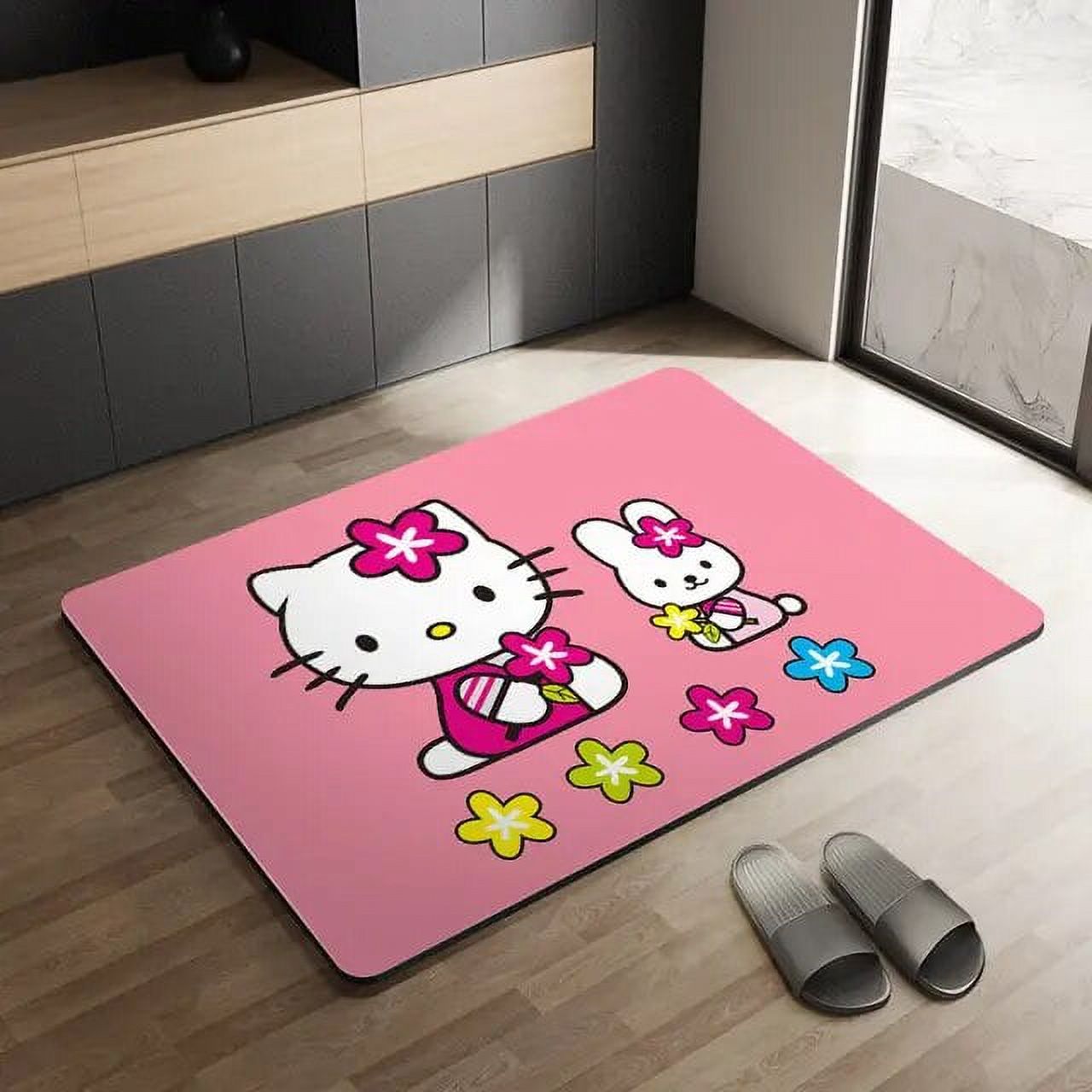 New Sanrio Kawaii Hello Kitty Bath Mat Anime Cute Cartoon Children
