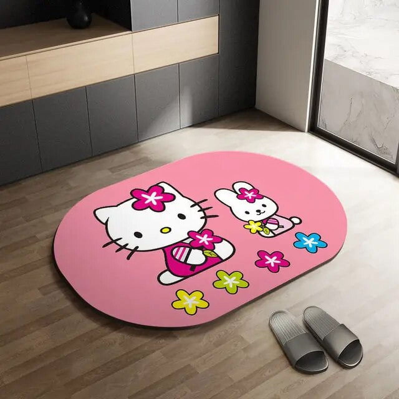 New Sanrio Kawaii Hello Kitty Bath Mat Anime Cute Cartoon Children