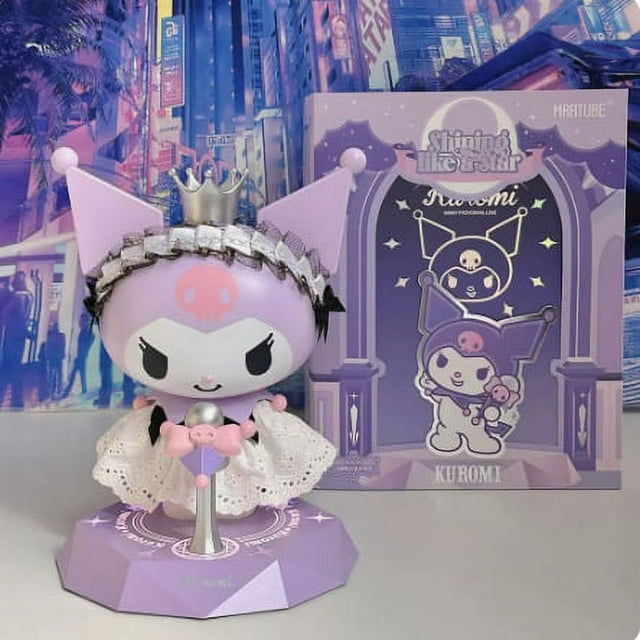 New Sanrio Kuromi Bluetooth Speaker Kawaii Kuromi Stage Stars Speaker