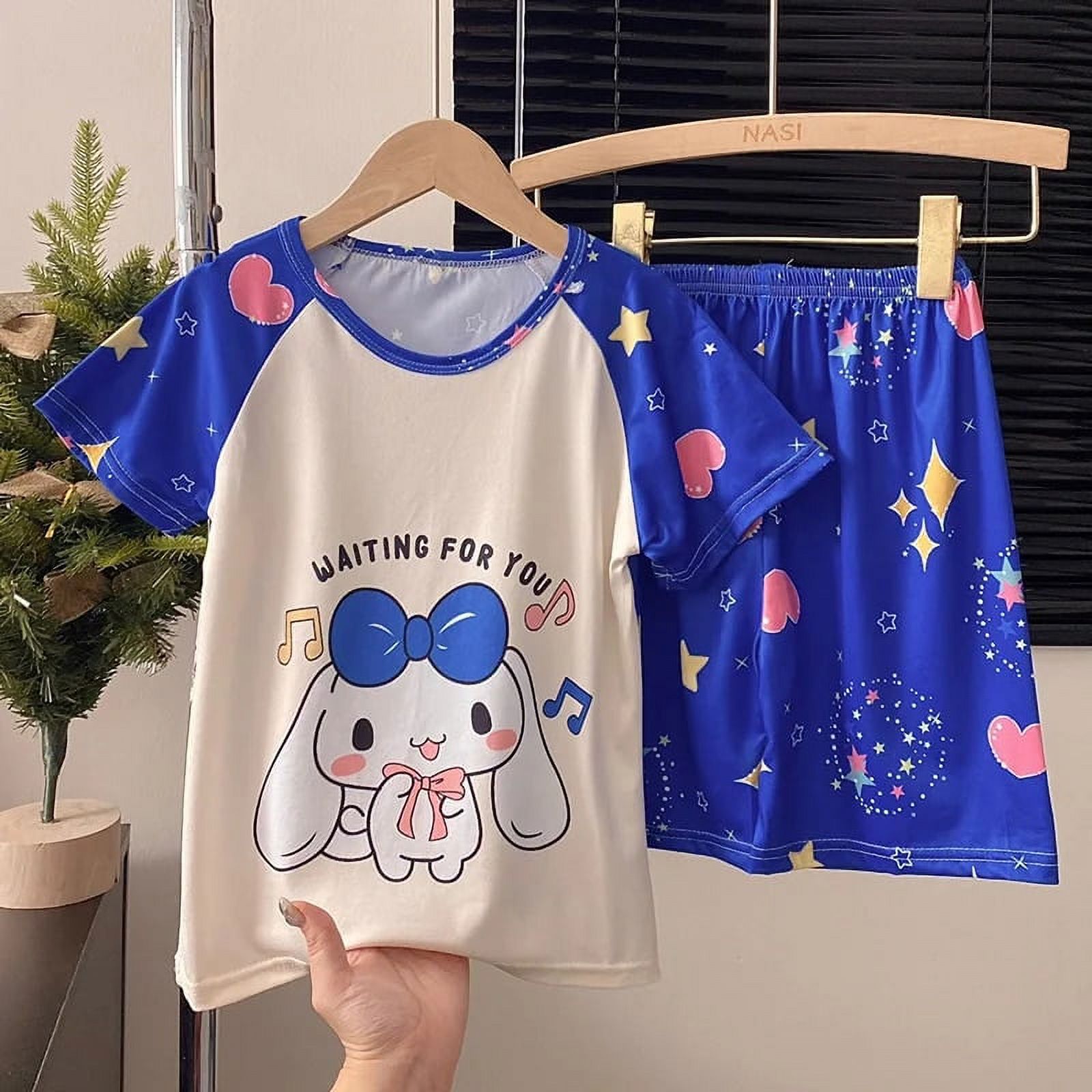 New Sanrio My Melody Pajamas Girls Hello Kitty Kawaii Anime Kuromi new-sanrio-my-melody-pajamas-girls-hello-kitty-kawaii-anime-kuromi