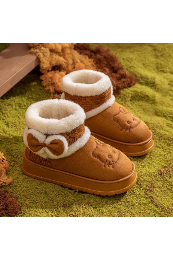 New Sanrio cartoon Kuromi slippers Rain Boots Fashion Boots Non-Slip shoes gift toy