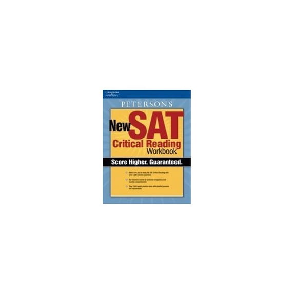 Pre-Owned New SAT Critical Reading Wrkbook, 1st Ed (Paperback) 0768917166 9780768917161