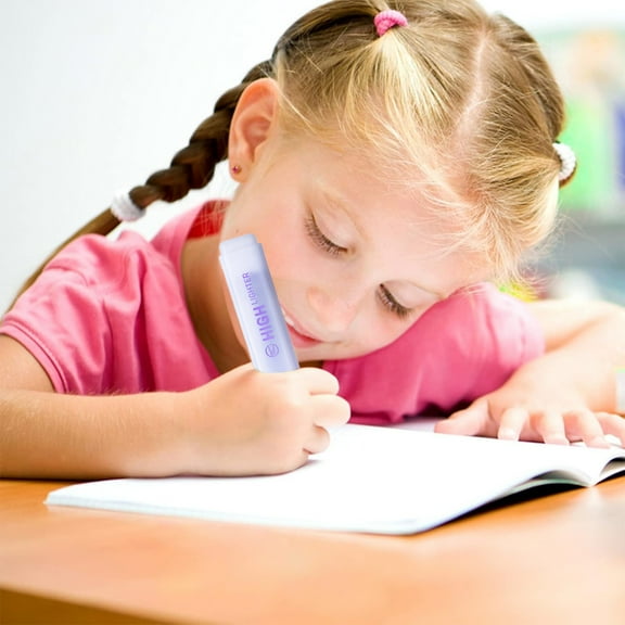 New Savings, Vsgery Colorful Highlighter Pens Underline Writing Marker Pens Office Home Use Large Capacity 10ml Quickly Dry Broad Tip Underline Pens for Study Desk Portable,1X Pencil Case