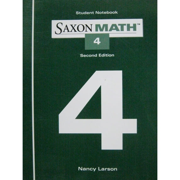 Saxon Math 4, Student Notebook, Second Edition, c. 2007, 9781591419624, 159141962X