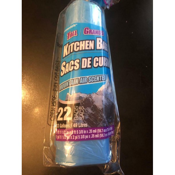 New Scented Garbage Trash Bags 4 7 8 or 13 Gallon Rose Vanilla Lemon