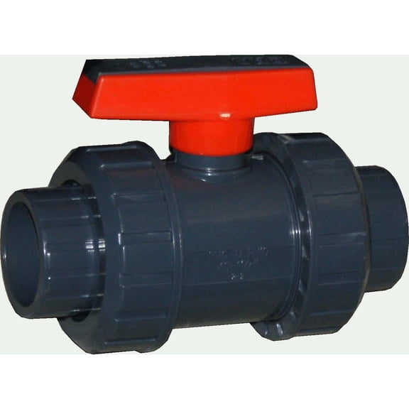 New Sch 80 PVC 3 Inch True Union Ball Valve Socket Connect New Sch 80 PVC