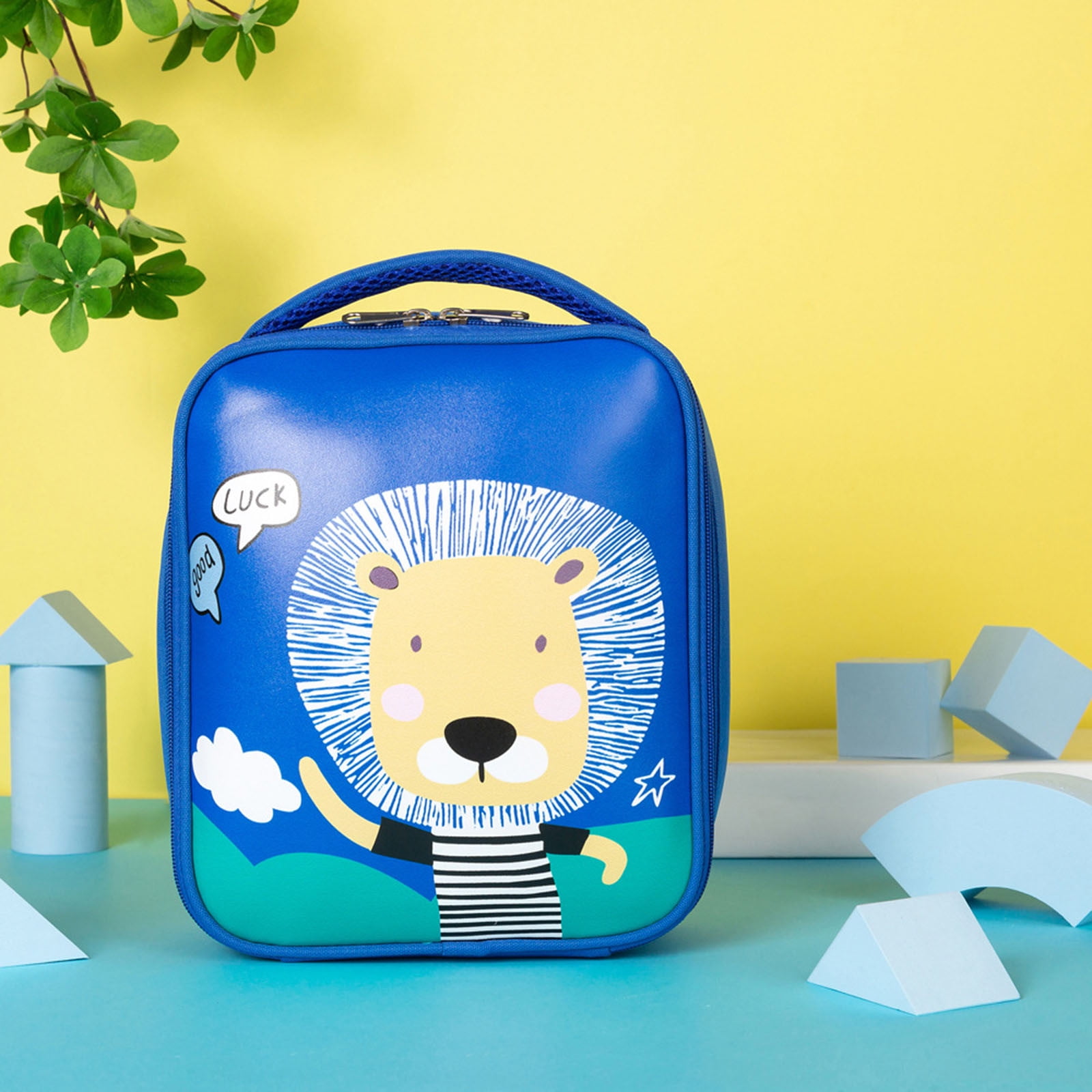 New School Season Cartoon Dinosaur Bento Bag Colorful Printed Children Portable Lunch Bag boys