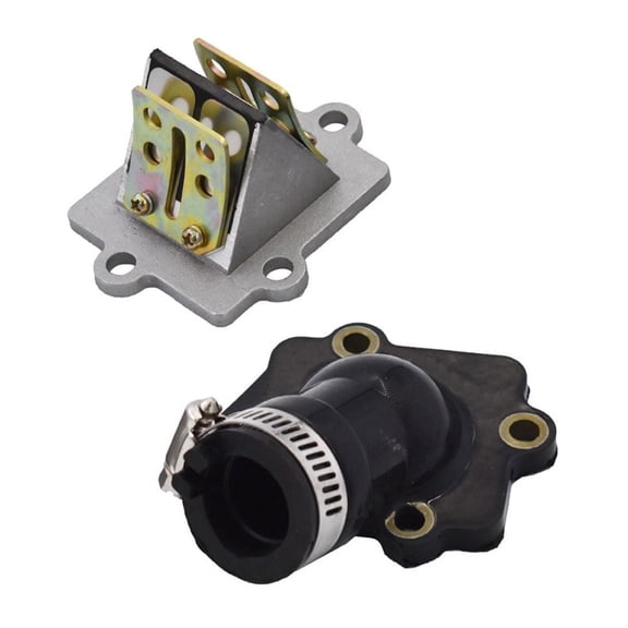 New Scooters Intake Manifold Reed Valve Assembly Fit for 49CC 50CC JOG Minarelli 2-Stroke Engine Yamaha JOG Vino Zuma BWS Vento