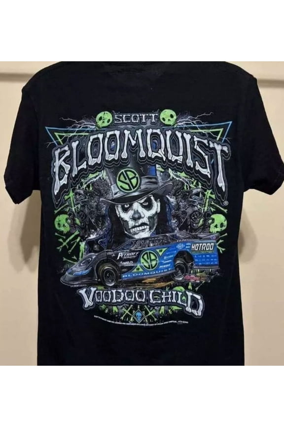 New Scott Bloomquist Dirt Late Model Racing Cotton Unisex S-5XL Shirt