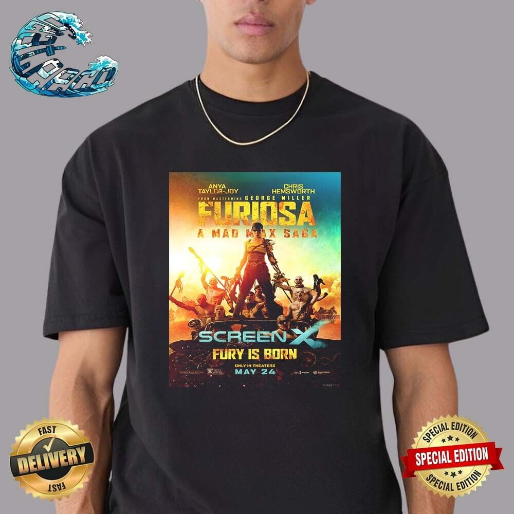 New Screenx Poster For Furiosa A Mad Max Saga TShirt