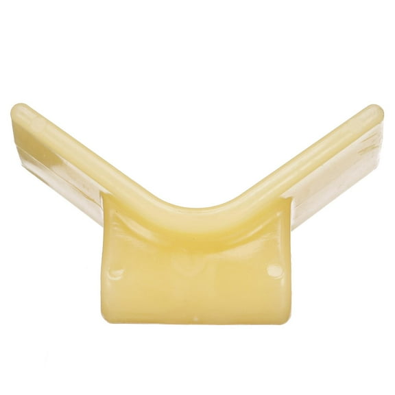 (Price/EA)Seachoice Non-Marking TP Yellow Rubber V-Bow Stop 3" x 1/2", 56550