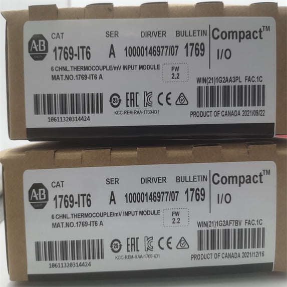 New Sealed 1769-IT6 Thermocouple Mv Input Module 6chnl