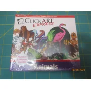 New- Sealed - Cd Rom - Clickart Express - Animals For Macintosh & Windows