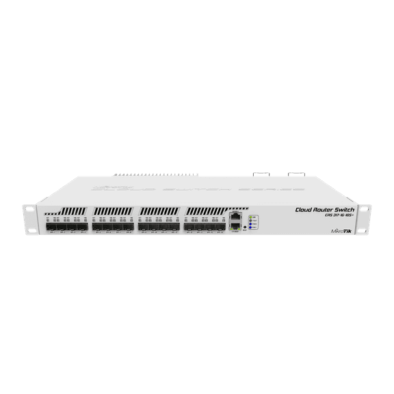 New Sealed Mikrotik CRS317-1G-16S+RM Manageable Switch Layer 3 features 16 SFP+