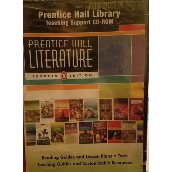 New Sealed ! Prentice Hall Library Literature: Teaching Support Cd-Rom Software