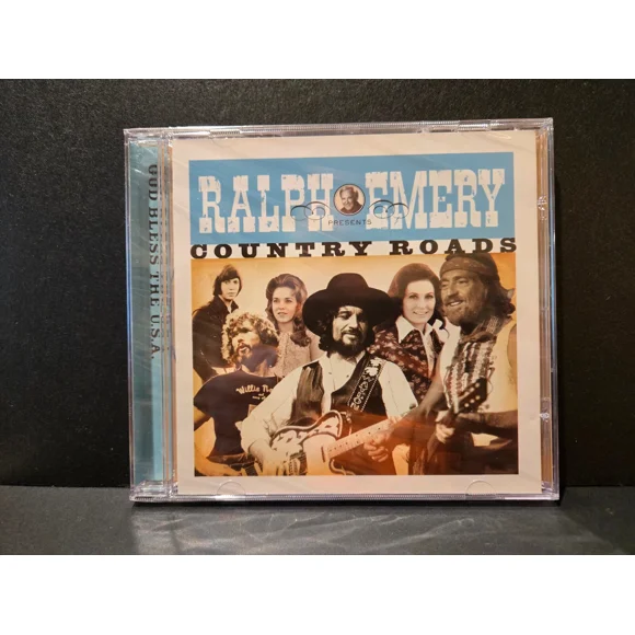 New Sealed Ralph Emery Presents Country Roads God Bless The U.S.A. Audio Cd