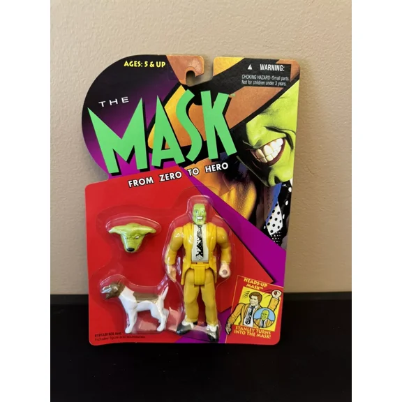 New/Sealed Stanley & Milo Heads Up The Mask Kenner 1995 Figure flip smokin dog
