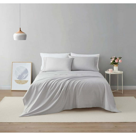 New Season Naturally Yours - Blossom Home - Bed Sheet Set Cotton - 100% Organic 400 Thread Count Cotton Sheets Twin with Deep Pockets (up to 15") Soft Cotton Bed Sheets (Twin, Taupe)