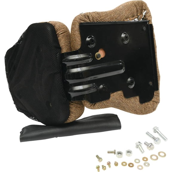 Auxiliary Seat Kit Compatible with 1995-2014 John Deere 9300T 9320T 9400T 9420T 9430T 9520T 9530T 9620T 9630T Track Tractor 4720 4730 Sprayer Mid Back Brown Fabric Buddy Seat RE192707