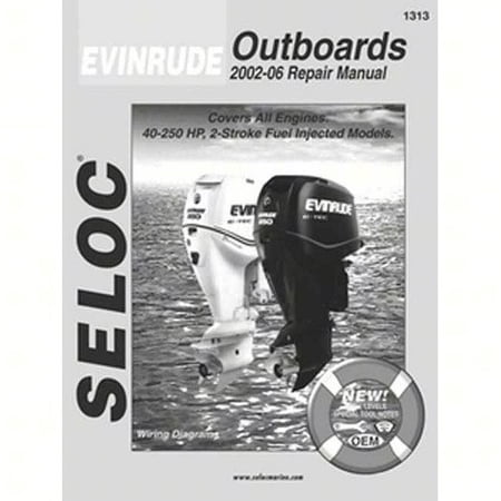 New Seloc Evinrude Outboard Motor Engine Repair Manual Sec 1313