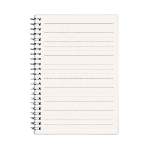 New Semester Fall Season September Ready A5 Spiral Notebook 80 Pages Thick Paper, Soft Plastic Cover Graph Lined Blank Journal For Academic Year Writing Stationery Organization